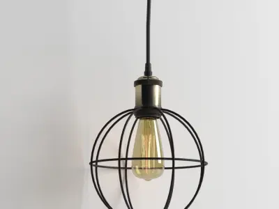 Hanging Lamp LOFT HOUSE P-68 3D model