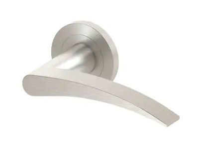  Eurospec Volantes Satin Stainless Steel Door Handle 3D model