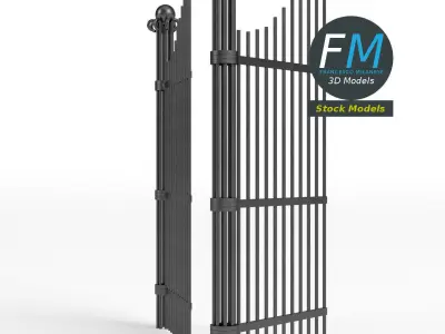 Iron gate 1 3D model
