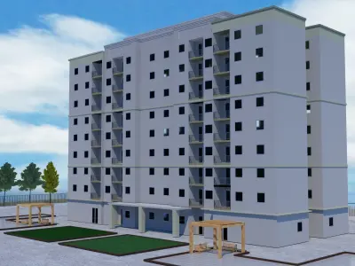 Building  exterior 3D model