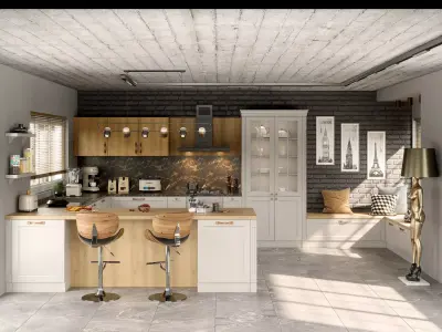 Kitchen Alya Modell interior 3D model