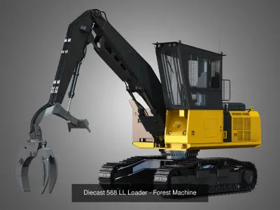 Forest Machines  5 in 1 3D Model Pack