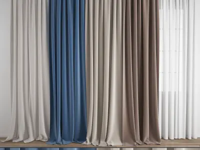 curtain 474 3D model