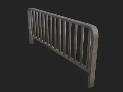City street decoration  Low-poly 3D model