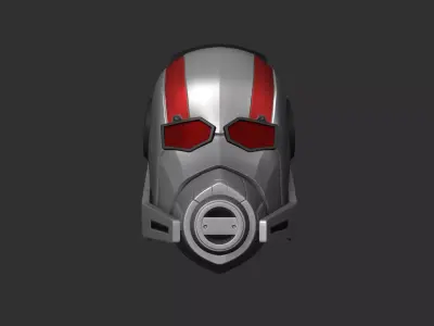 Antman Helmet - Character Design - Marvel - Avengers Low-poly 3D model