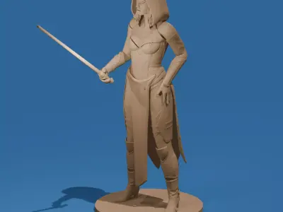 Mistress of the Dark Side 3D print model
