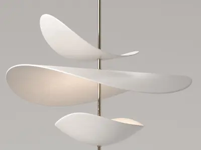 Antigone pendant chandelier by Elsa Foulon 3D model