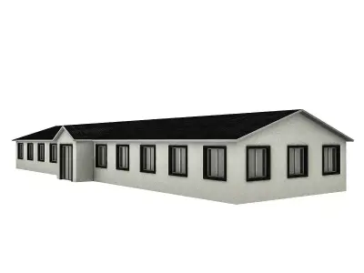 Modern Building 1 Low-poly 3D model