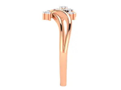  Women Ring Render 3dm STL MTL SLC JCD OBJ FBX Details 3D print model 38