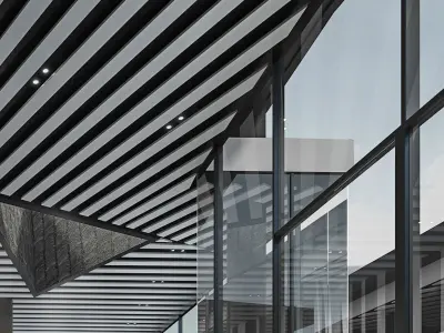 Company Lobby Hyundai 3D model