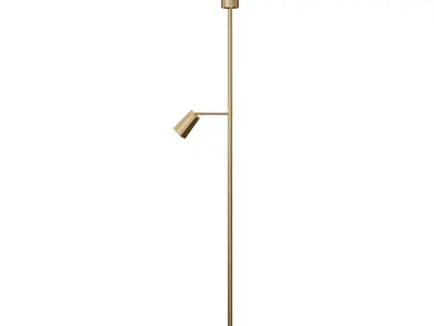 FLUGBO Floor lamp reading lamp  yellow copper  glass 3D model