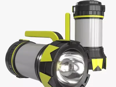Led Camping Lanterns Low-poly 3D model