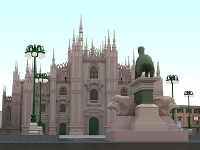 Duomo Milano 3D model
