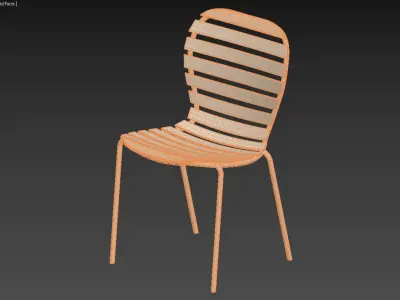 GARDEN CHAIR VONDEL CLAY 3D model