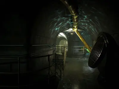 Sewerage Low-poly 3D model