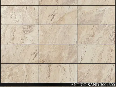 Yurtbay Seramik Antico Sand 300x600 3D model