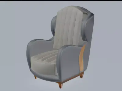 Prince Armchair 3D model