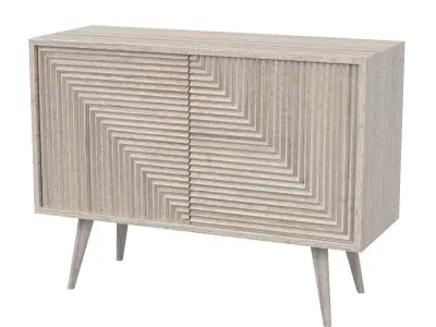 51567 Two Door Media Cabinet 3D model