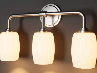 VALLMORA wall lamp Ikea 3D model