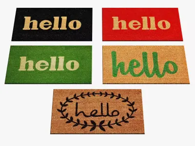 Doormat Rugs 151 3D model