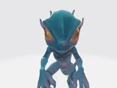 Alien creature 3D model
