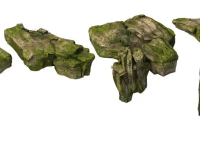 Explore the mountains - Rock 026 3D model