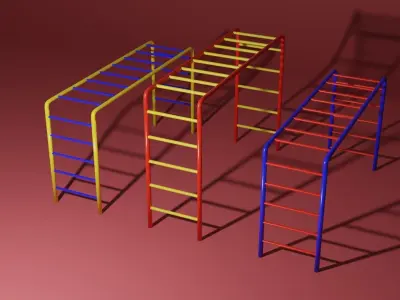 Park Ladders 3D model