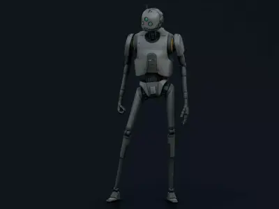  IMPERIAL DROID-03 Rigged for Unreal Engine - Unity - MIXAMO 3D model