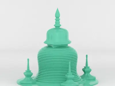 Pagoda 3D print model get