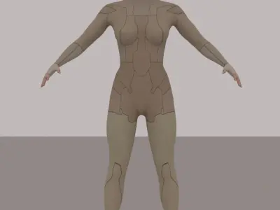 The Major - Ghost in the shell 3D model