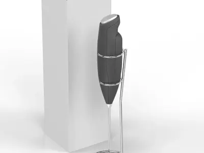 Milk Frother Model Low-poly 3D model