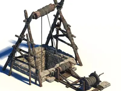 Medieval well  3D model