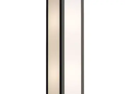  Fletcher Boxed Bathroom Wall Light Black 3D model
