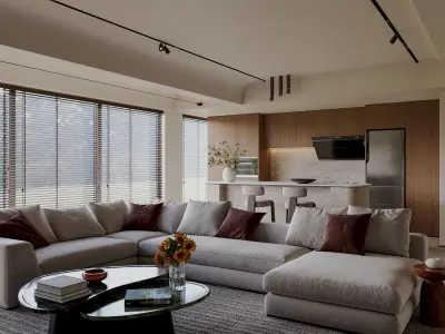 Apartment interior scenes        3D model 2