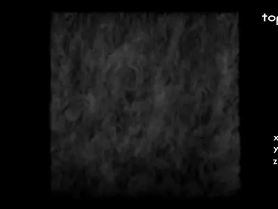 Animated Vdb Dust Surface 3D model