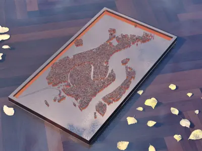 Venice 3D Model city map 3D model