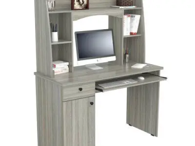 Eden Desk with Hutch 3D model