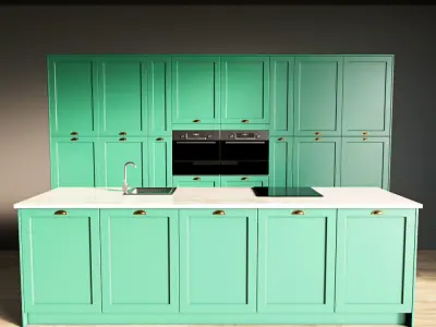 86-Kitchen2 matte 8 3D model