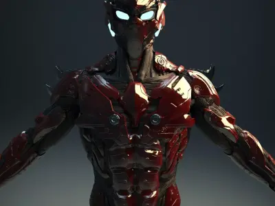 Sci-fi Character V2 3D model