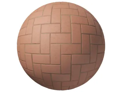Red brick paving Texture