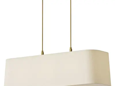 Stark Linear Chandelier 3D model