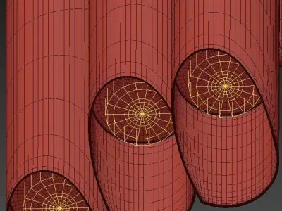 Galliano One by DELIGHTFULL pink gold 3D model