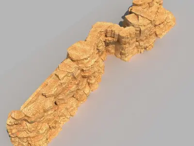 Desert Rock 3D model