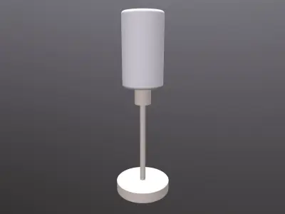 Portable Desk LED Lamp 3D model
