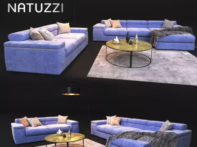 Divan Natuzzi Avana  3D model