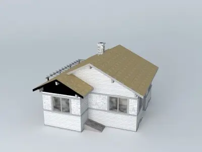 Bungalow house Free 3D model