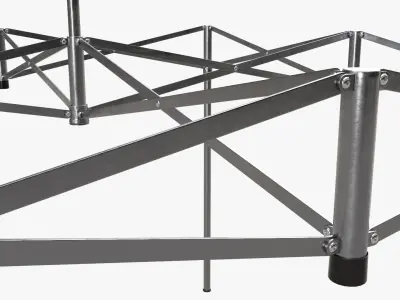 Display tent mockup 03 3D model