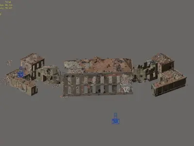 War-city-scars 05 3D model