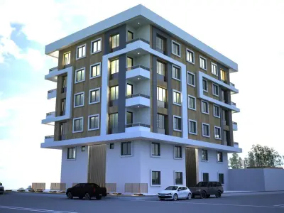 2 BLOCKS HOUSING 3D model