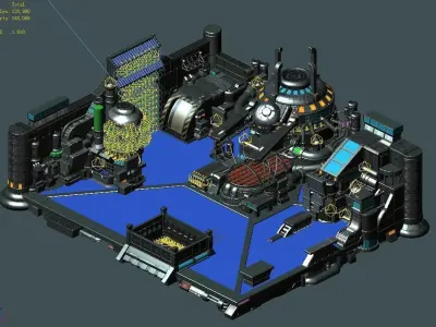 Crystal Palace - Academy of Sciences Indoor 3D model